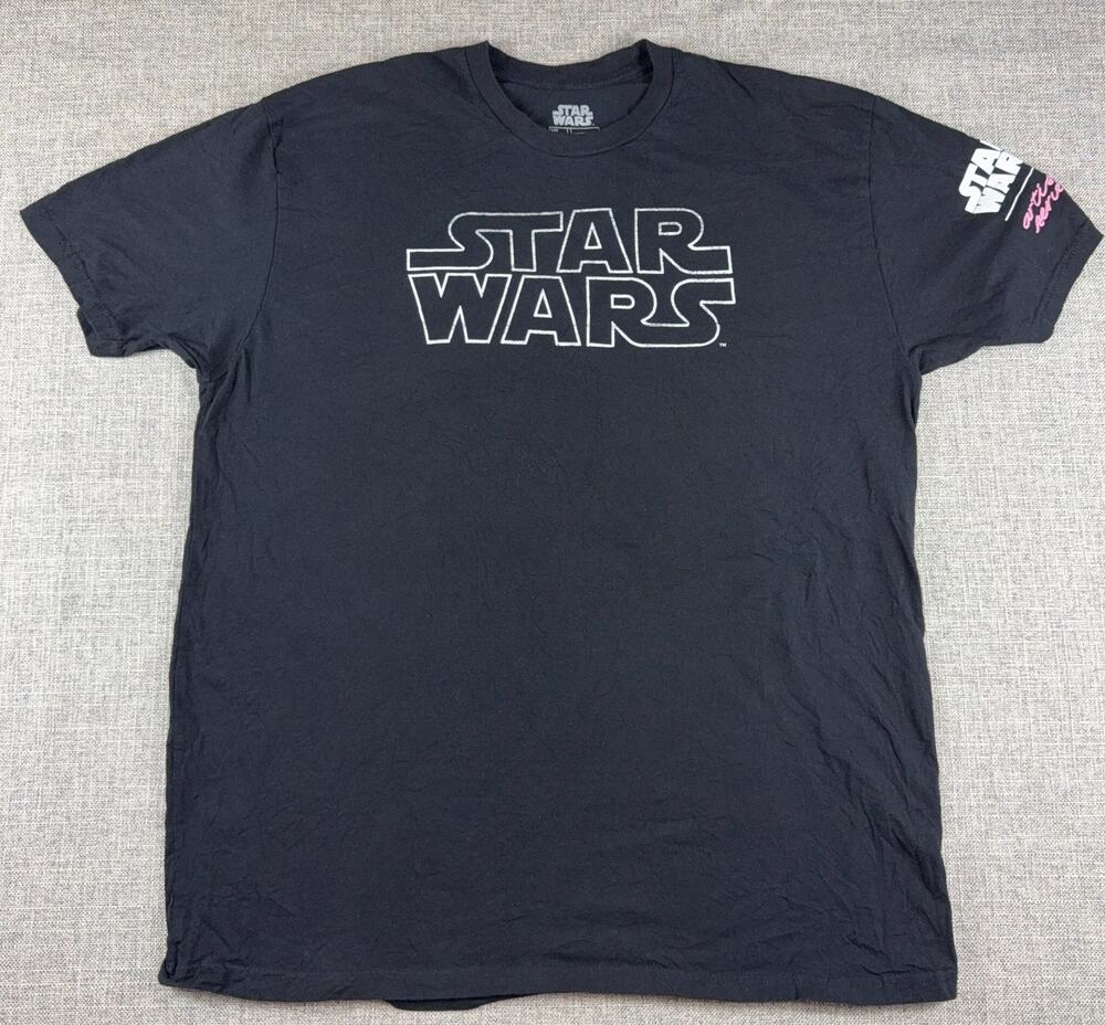 Star Wars Artist Series Darth Vader T Shirt 2XL Fifth Sun Black Pink Graphic Tee